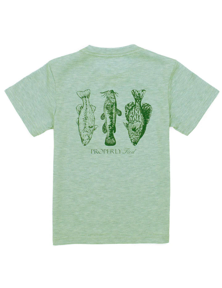 Boys Portland Pocket Tee SS Fisherman's Paradise | Sage