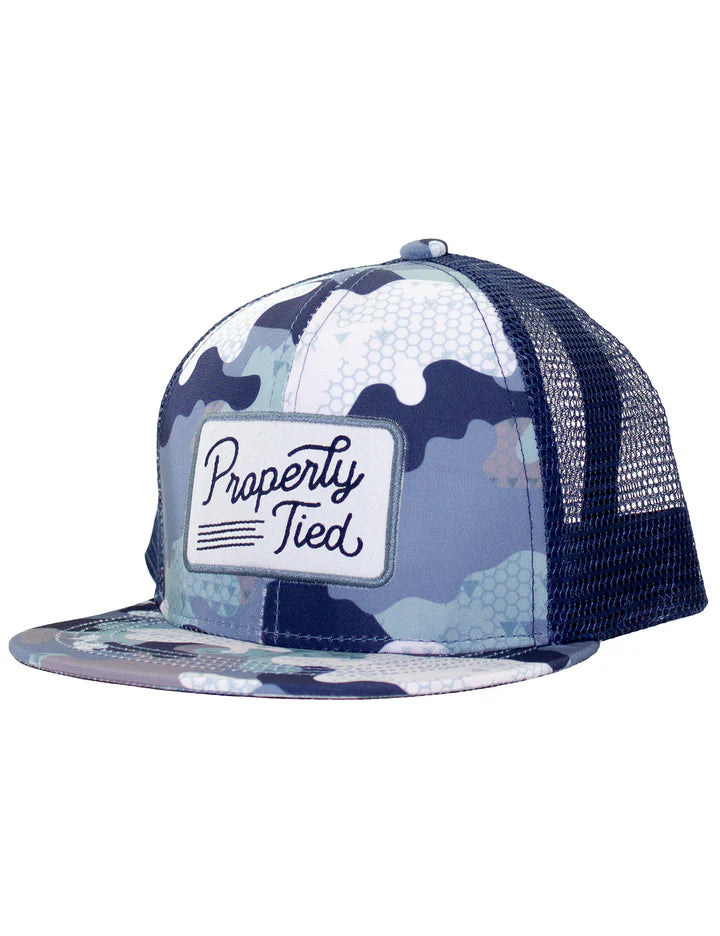 Boys Sportsman Trucker Hat | Delta Backwater Camo