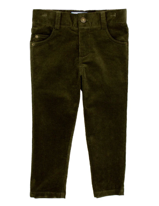 Boys Pinwale Cord Pant | Olive