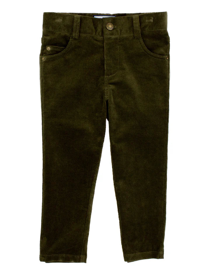 Boys Pinwale Cord Pant | Olive