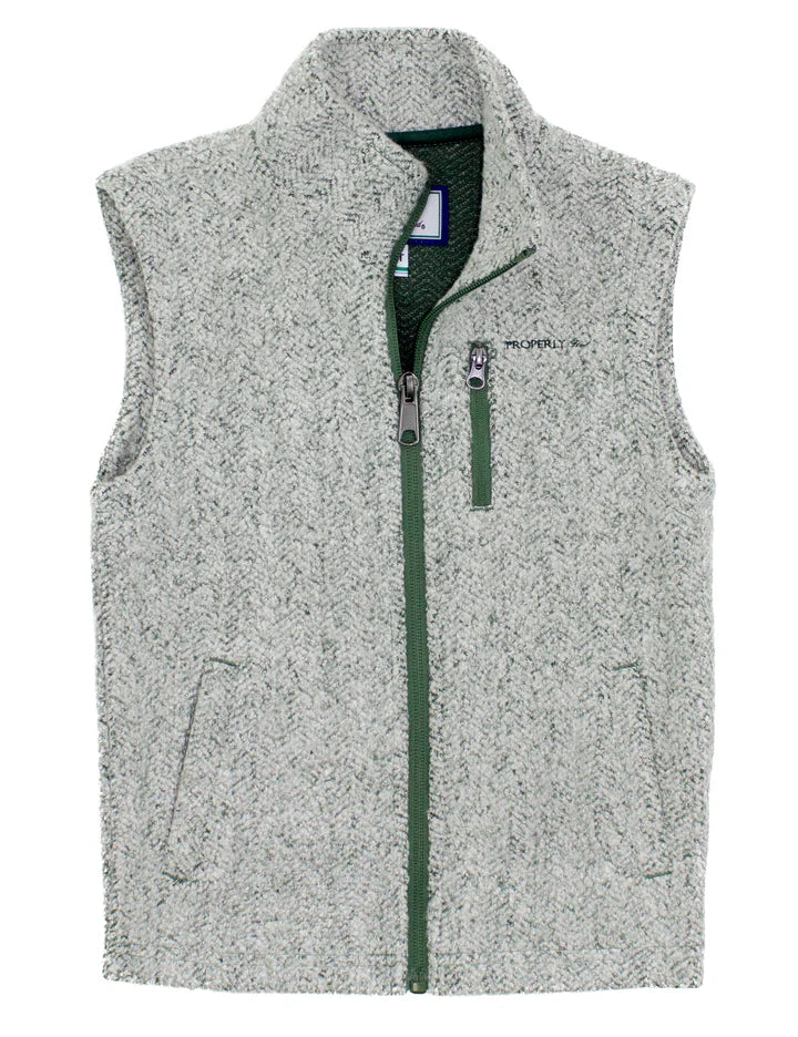 Boys Upland Vest | Pine