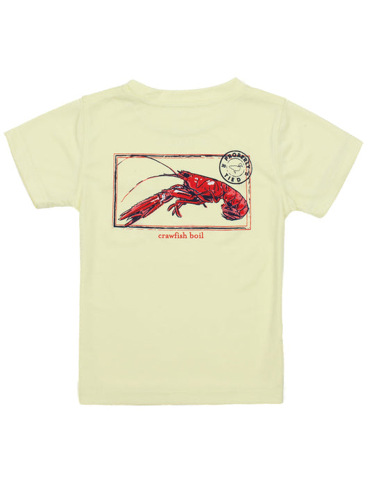 Performance SS Tee | Crawfish Season Light Yellow