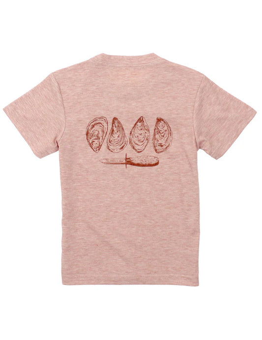 Boys Portland Pocket Tee SS Oysters | Clay