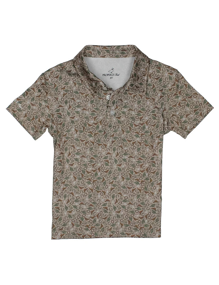 Boys Inlet Polo | Cowboy