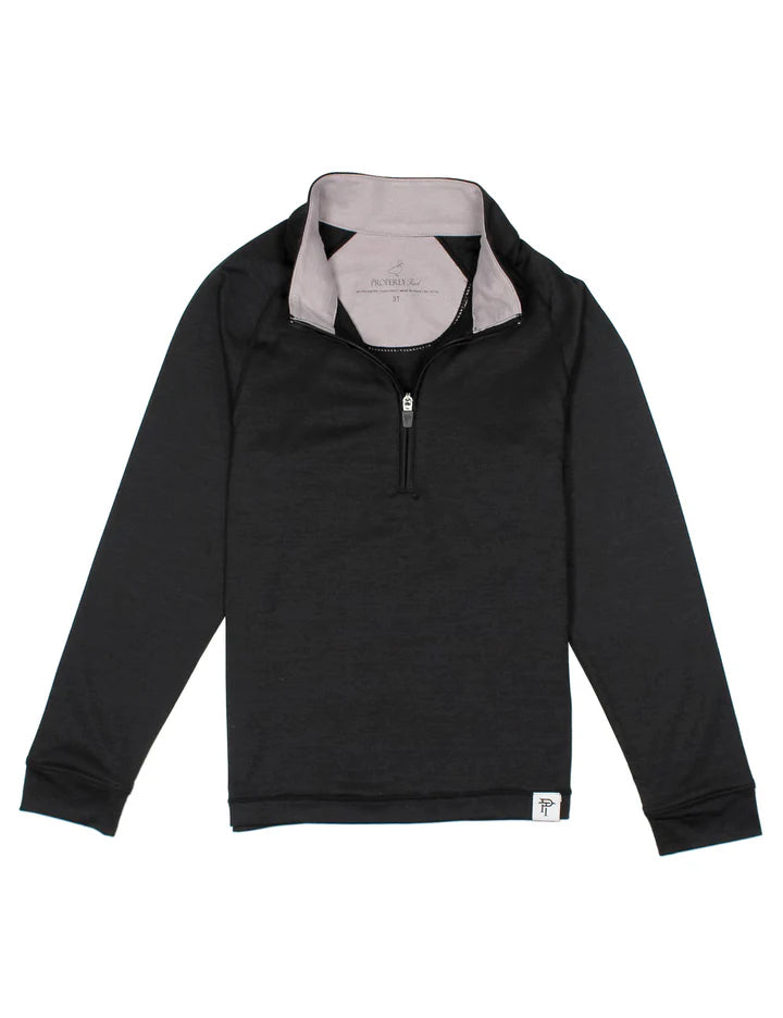 Boys Clubhouse Quarter Zip | Onyx