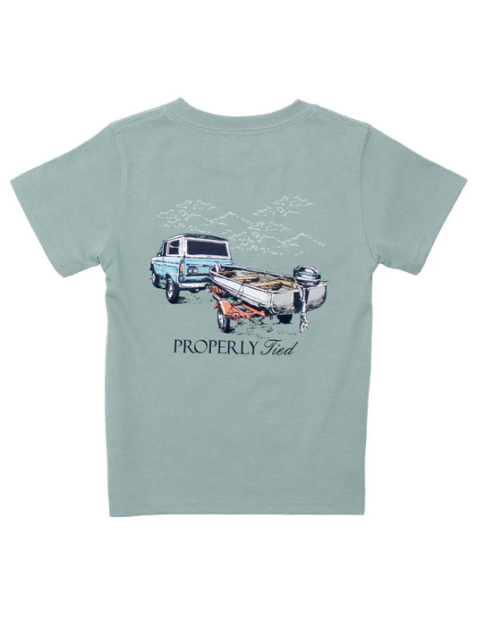Towing The Line SS Tee | Fog