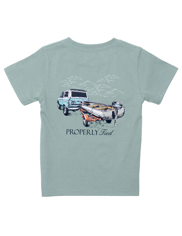Towing The Line SS Tee | Fog