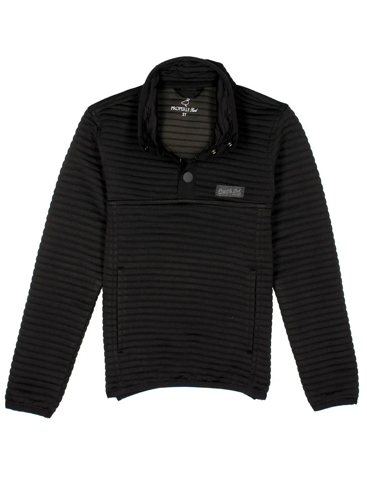 Boys Waypoint Pullover | Charcoal
