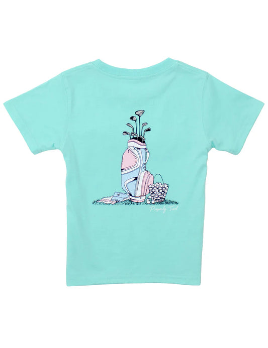 Girls Golf Clubs SS Tee | Seafoam