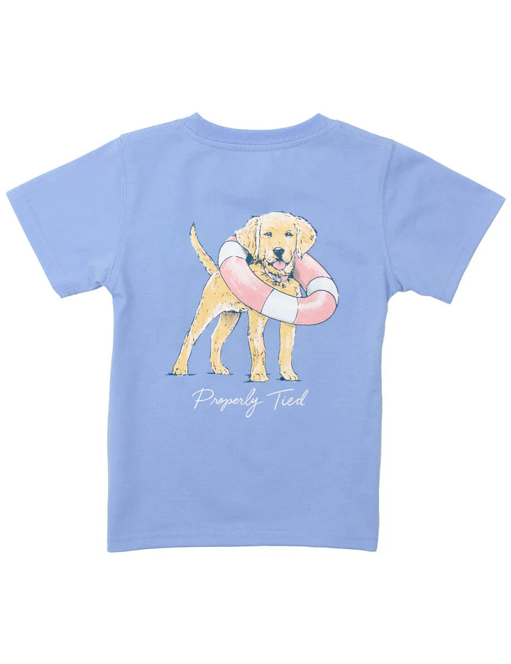 Lifeguard Pup SS Tee |  Light Blue