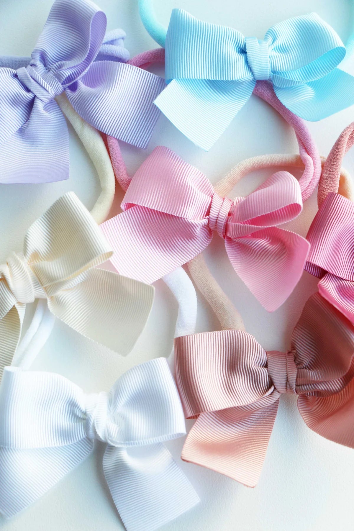 Midi Grosgrain Sailor Bow on Soft Headband | Asst Colors