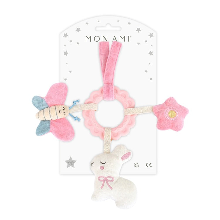 Bunny & Friends Ring Activity Toy | Pink