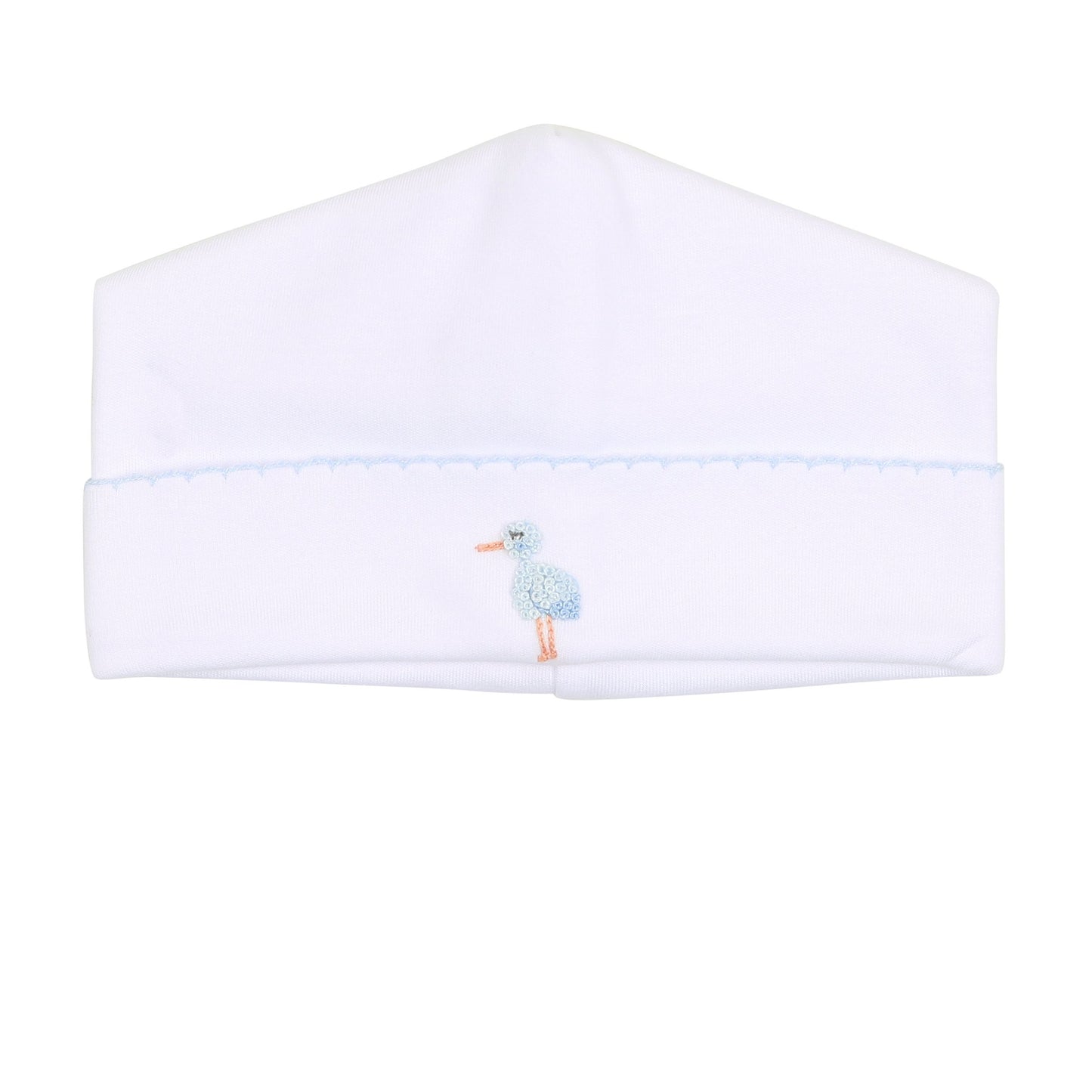 Tiny Stork Hat- Light Blue