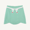 Perrin Scallop Skirt | Gibson Island Green Mini Gingham