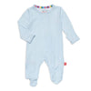 pin dot modal magnetic parent favorite footie | blue