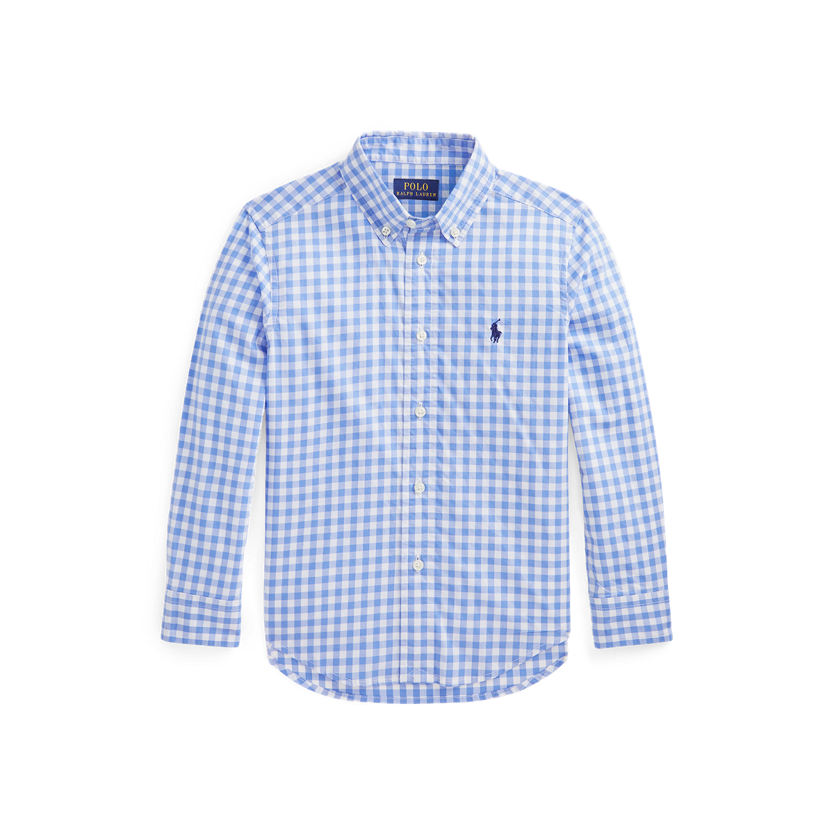 Ralph Lauren Poplin Shirt | Blue Gingham