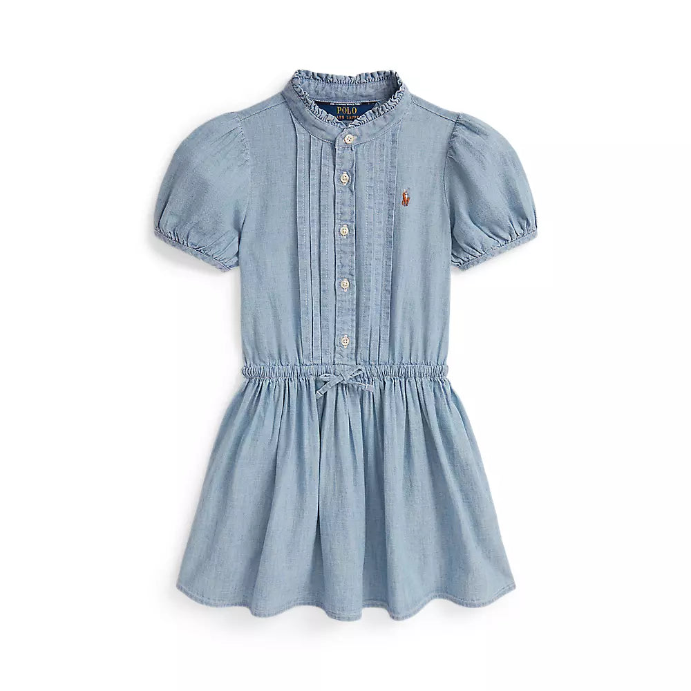 Ralph Lauren Girls Chambray Dress