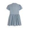 Ralph Lauren Short-Sleeve Chambray A-line Dress