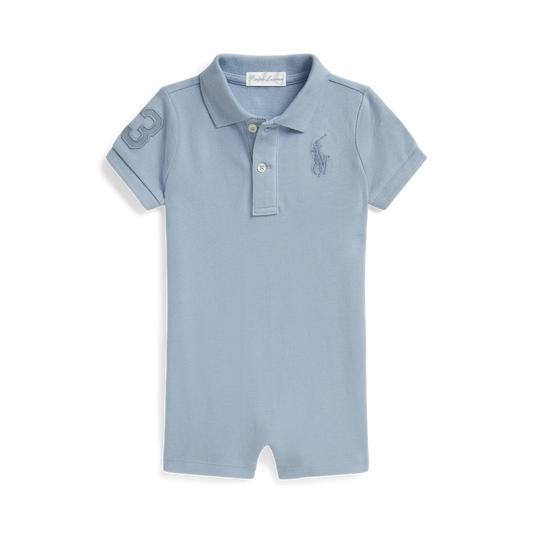 Ralph Lauren Mesh Big Pony Polo Shortall | Estate Blue