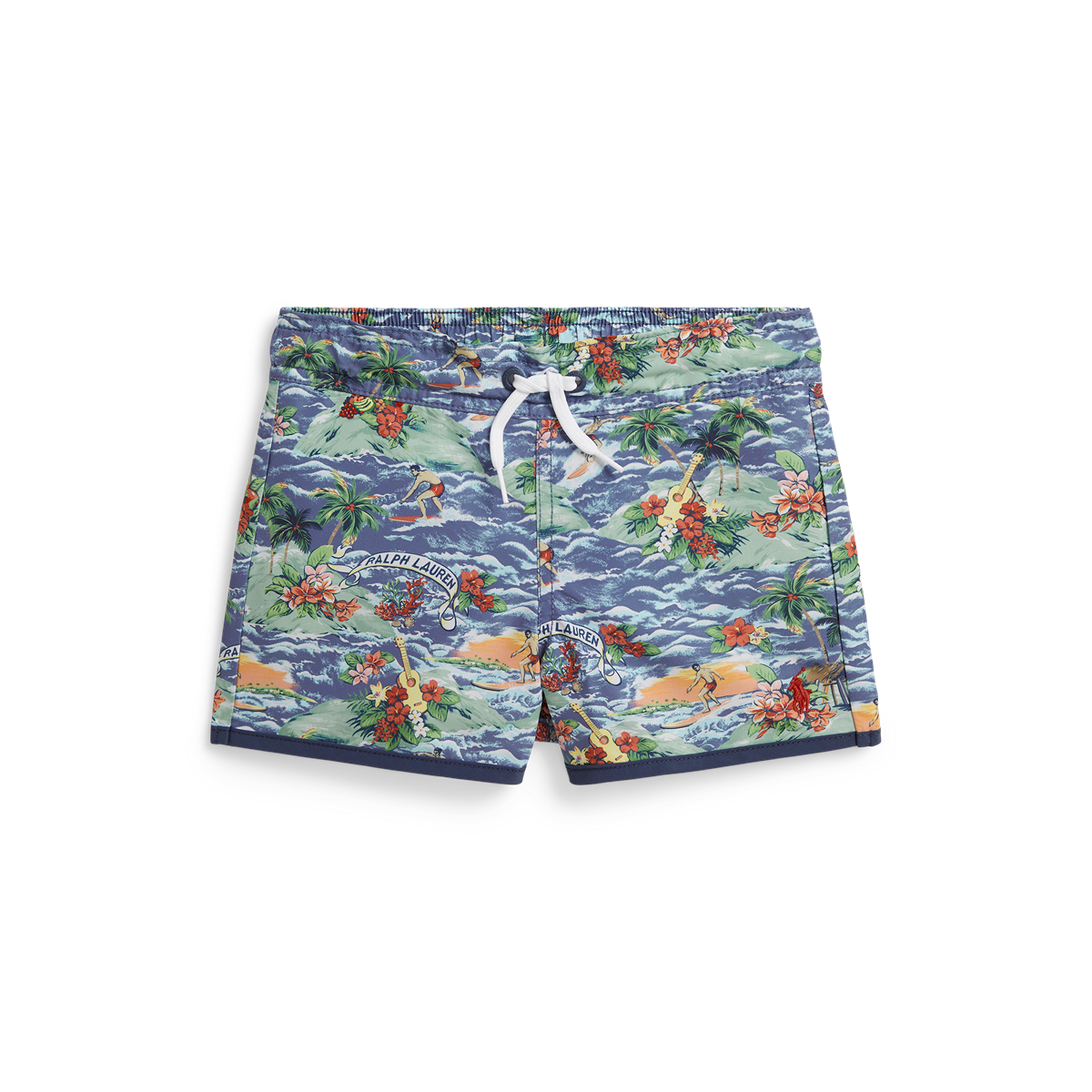 Ralph Lauren Swim Trunk | Polo Surf Scenic Print