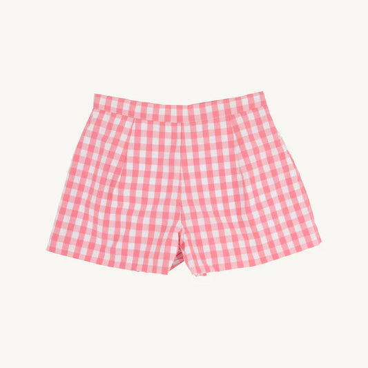 Sally Mae Shorts | Parrot Cay Coral Check