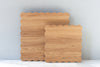 Square Scalloped Cutting Board | Large