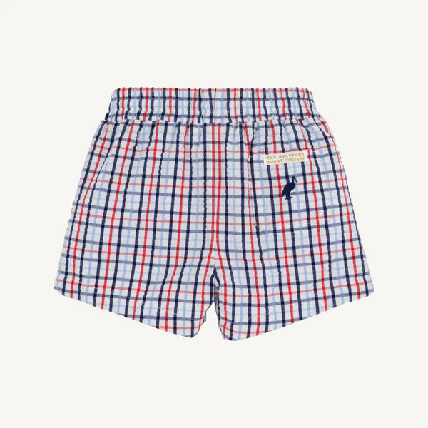 Sheffield Shorts | Pierce Mill Plaid Seersucker
