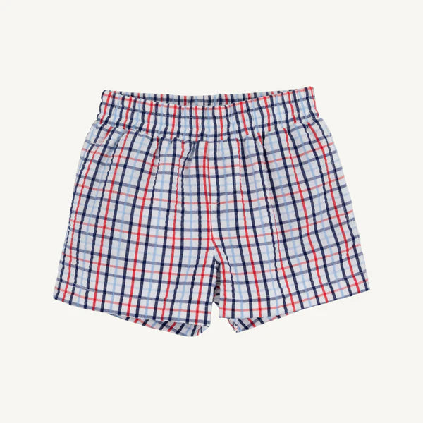 Sheffield Shorts | Pierce Mill Plaid Seersucker
