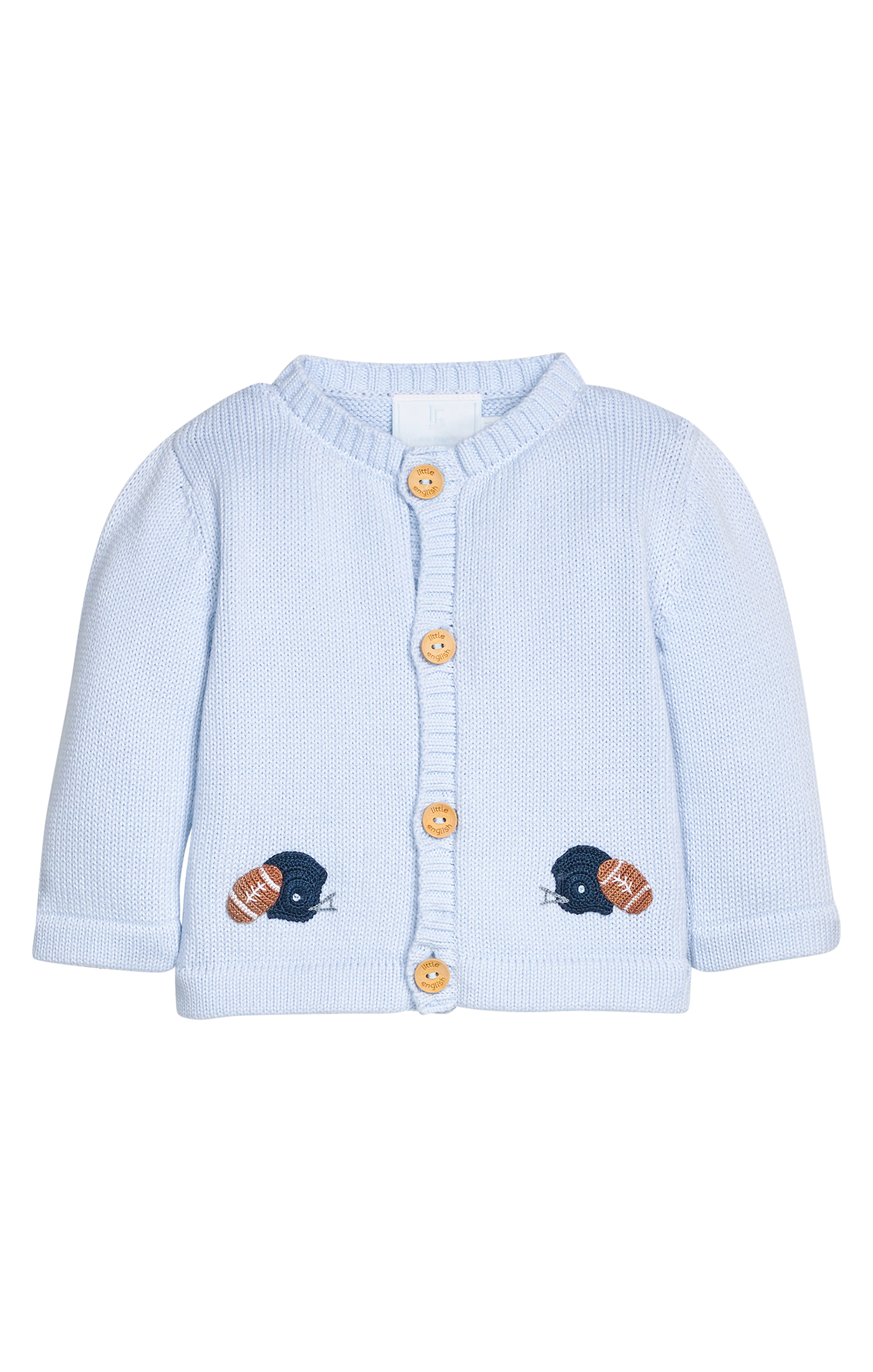 Crochet Cardigan | Football Helmet