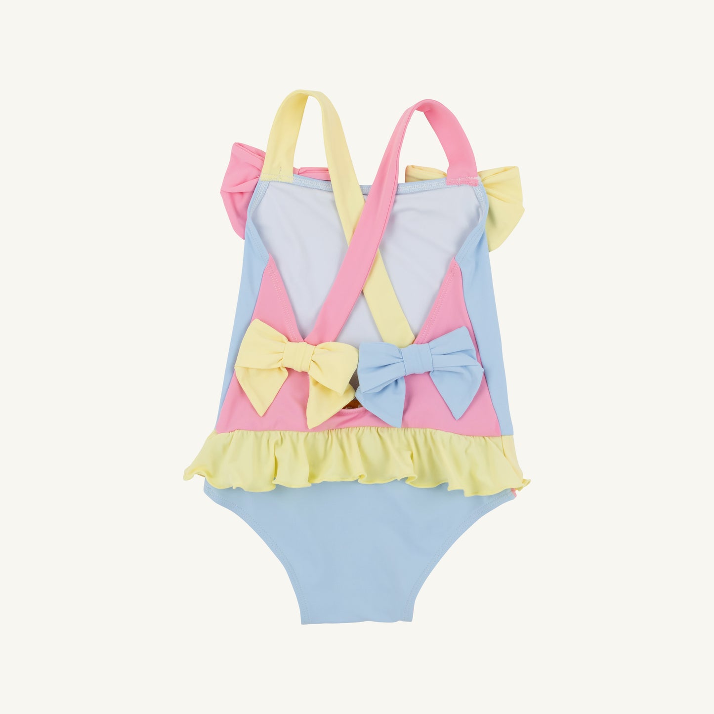 Taylor Bay Bathing Suit | Beale Street Blue w/Hamptons Hot Pink