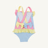 Taylor Bay Bathing Suit | Beale Street Blue w/Hamptons Hot Pink