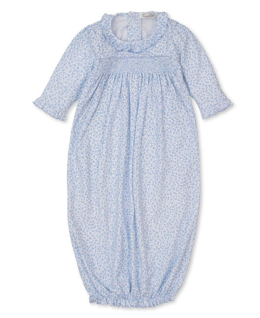 Petite Blooms Convertible Gown Light Blue