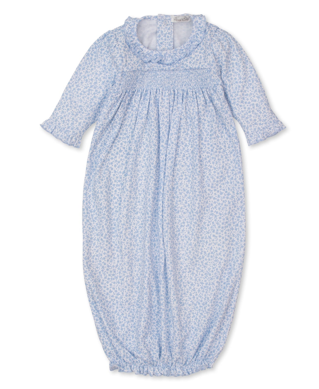 Petite Blooms Convertible Gown Light Blue