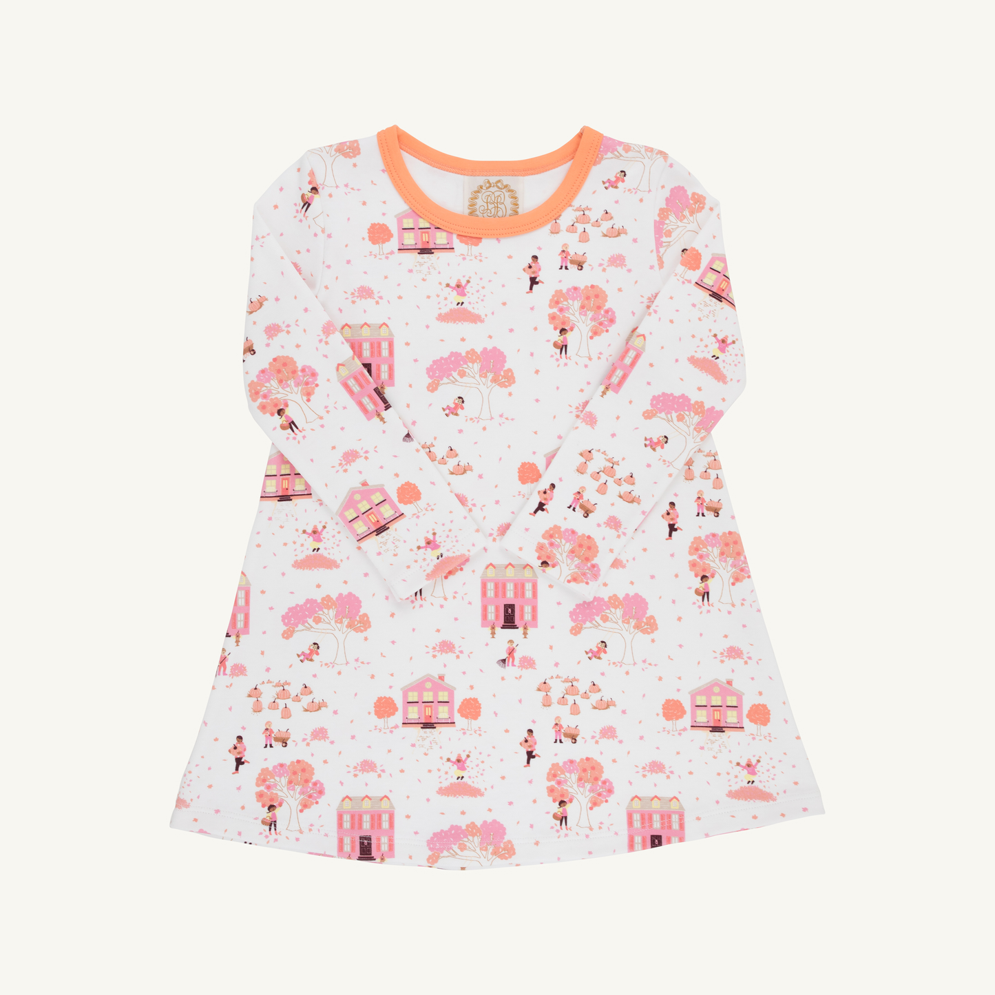 Long Sleeve Polly Play Dress | Heavy Weight | Fall on Fincastle Rd/ Seashore Sherbert