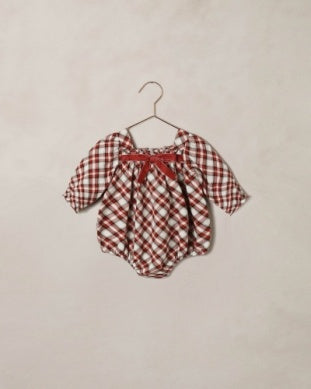 Annette Romper | Holiday Tartan