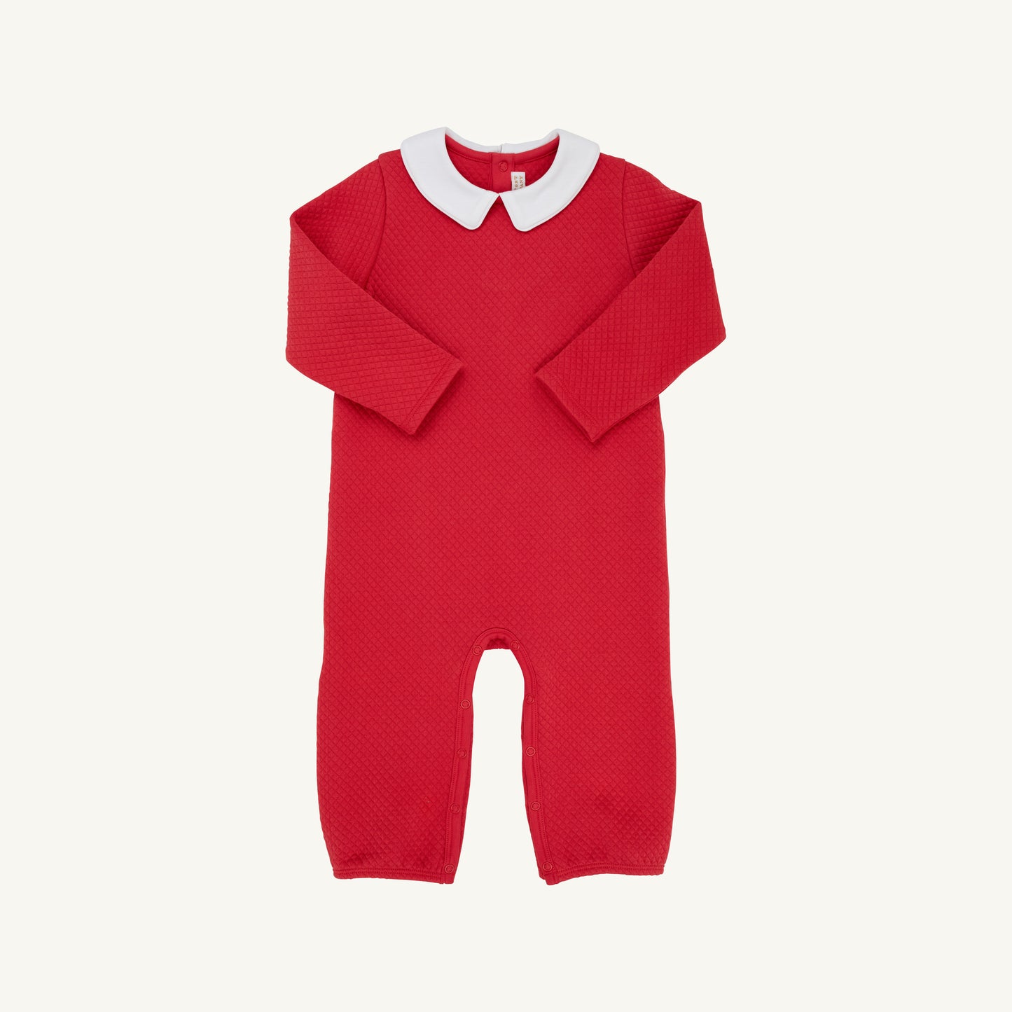 Potter's Playsuit | Quilted | Richmond Red/Worth Ave White