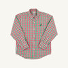 Dean's List Dress Shirt | Richmond Red and Kiawah Kelly Green Gingham