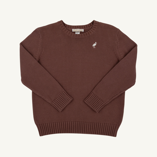 Isaac's Sweater | Gray Bay Brown/ Palmetto Pearl