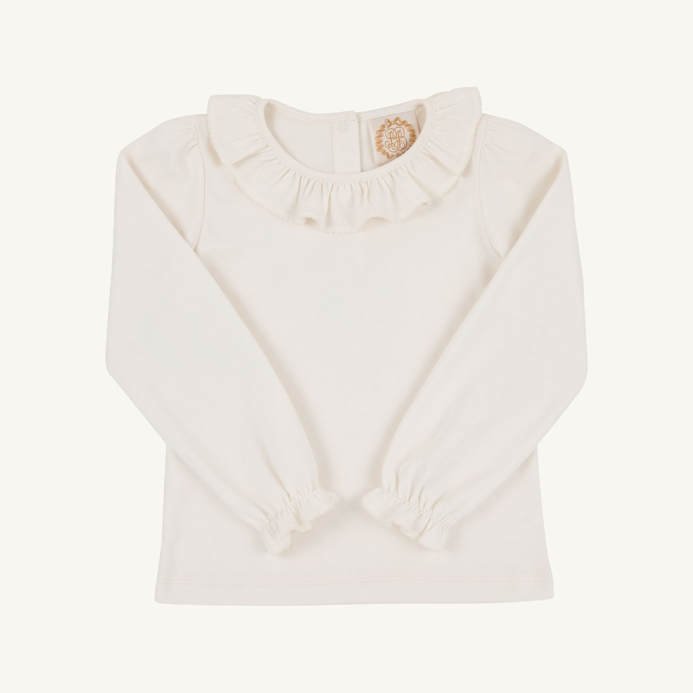 Long Sleeve Ramona Ruffle Shirt | Palemetto Pearl