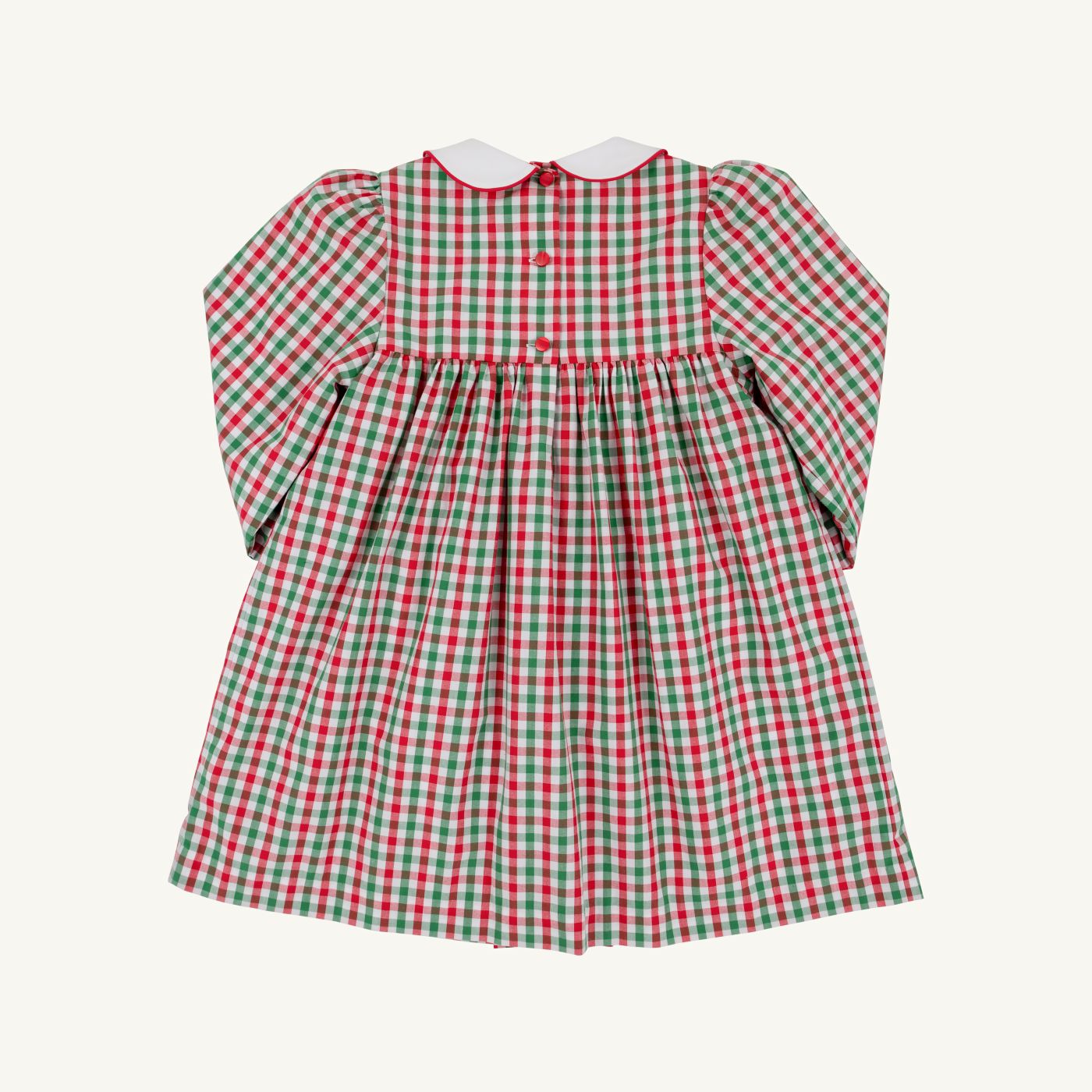 Della Marie Dress | Richmond Red and Kiawah Kelly Green Gingham
