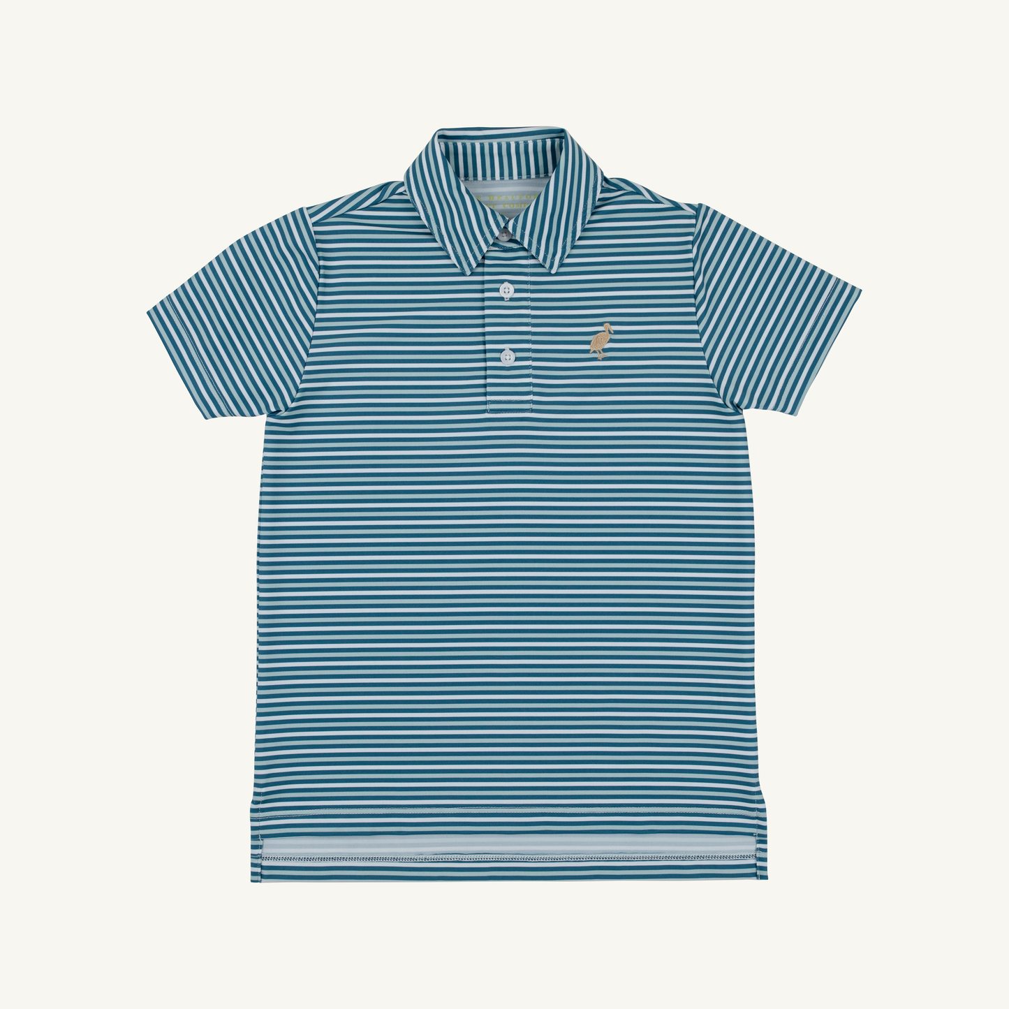 Prepletic Prim and Proper Polo | Summer County Stripe (Barnsley Blue)/ Keeneland Khaki
