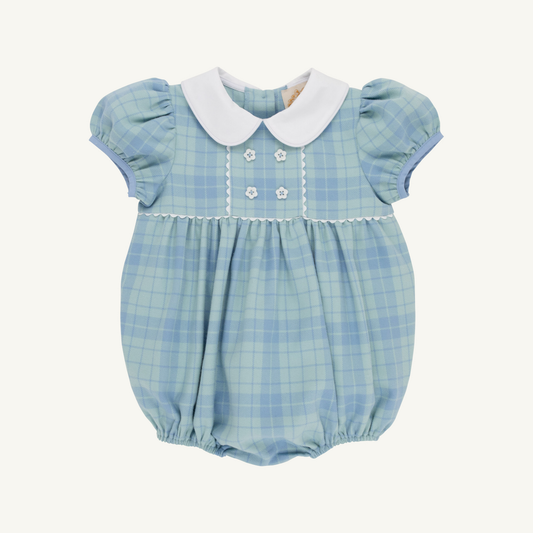 Cindy Lou Bubble | Woven Yarn | Audubon Park Plaid/ Worth Ave White