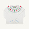 Isabelle's Sweater | Fairisle | Palmetto Pearl/Christmas Trees