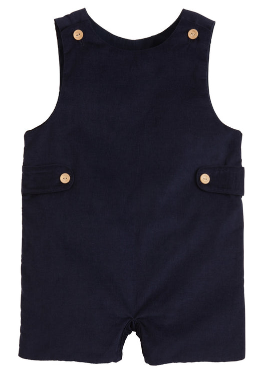 Button Tab John John | Navy Corduroy