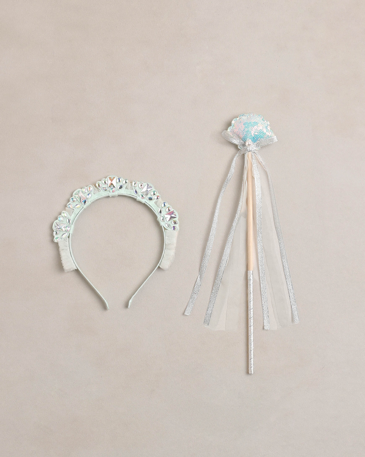 Mermaid Crown & Wand | Mist