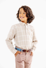 Dean's List Dress Shirt | Flannel | Thompson Park Plaid/ Gray Bay Brown