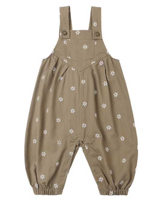 Vintage Overall Embroidered | Daisies