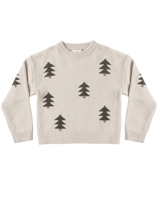 Aspen Sweater | Tree Jacquard