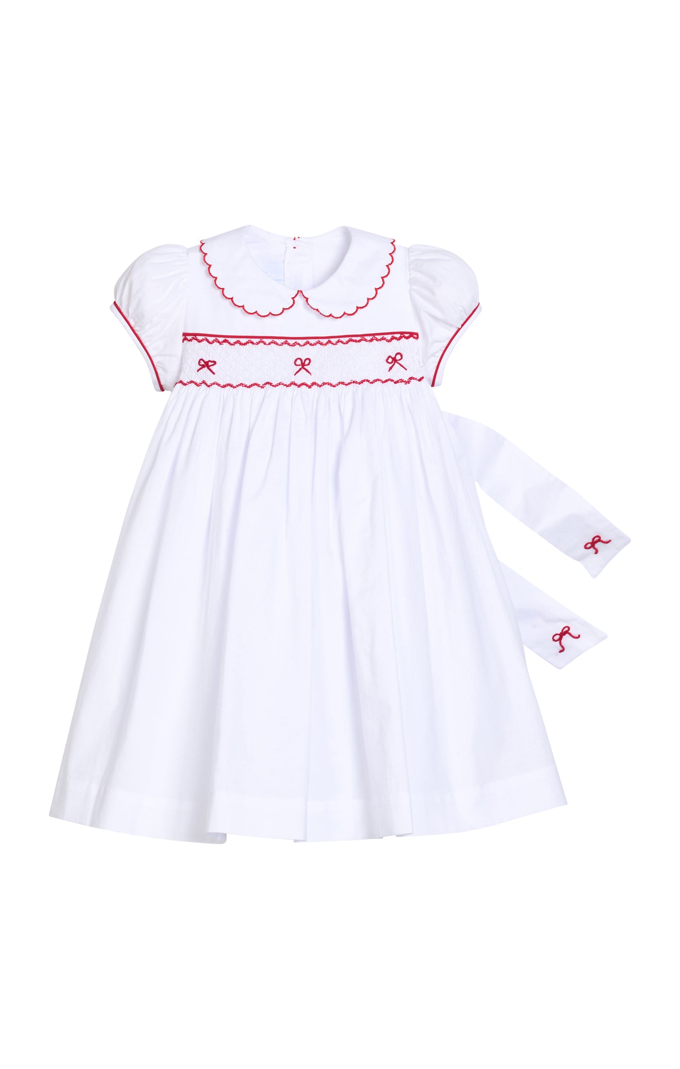 Smocked Louisa Dress | Red Bows
