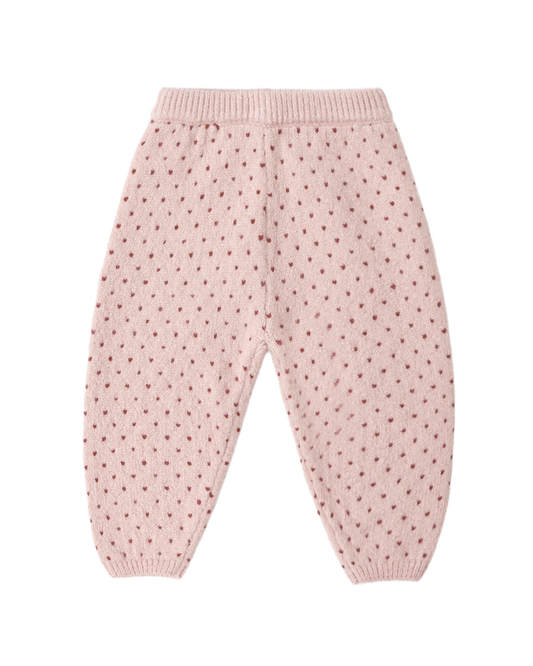 Knit Pant | Brick Bird's Eye
